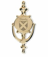 Doody Irish Coat of Arms Brass Door Knocker - $596.83 MXN