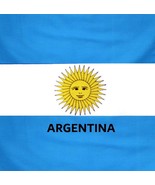 ARGENTINA FLAG BANDANA Cotton Scarves Scarf Head Neck Band Skull Wrap Fa... - $170.40 MXN
