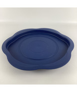 Tupperware Open House Collection Lazy Susan Sapphire Blue Spinning Tray - $47.32 CAD