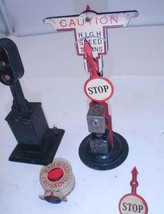 Lot Of 2 Marx Train Signals - Caution High Speed Train - $20.99