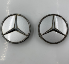 Mercedes-Benz Rim Wheel Center Cap Set Chrome OEM B01B21031 - £77.84 GBP
