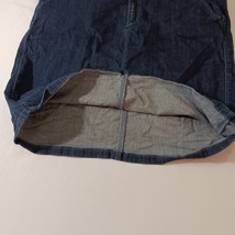 Liz Claiborne Classic Stretch Women's Cotton Blend Denim Blue Jeans Skirt Sz 18 image 14
