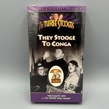 The Three Stooges &quot;They Stooge to Conga&quot; (1943) Columbia Home VHS 1993 Tape - £7.90 GBP