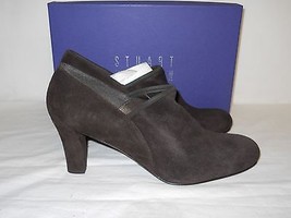 Stuart Weitzman New Womens Homestretch Cola Suede Booties Heels 10.5 M Shoes NWB - £155.03 GBP
