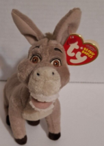 TY Beanie Baby Donkey Shrek the Third DVD Exclusive With Tags 7” NWT - £14.67 GBP