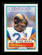 Vintage 1983 Topps Nfc Pro Bowl Football Trading Card #88 Nolan Cromwell Rams - £3.71 GBP