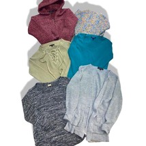 Lot of 6 Women&#39;s Sweaters Sweatshirts Hoodies Crochet Winter Cardigan Si... - €15,63 EUR