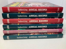 Lot Of 6 Southern Living Annual Recipes Cookbooks 1990 thur 1995 Hardcover - £21.19 GBP