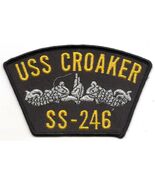  USN USS Croaker SS-246 With Surface Warfare Emblem Hat Patch - $4.00