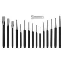 Performance Tool W7540 16-Piece Punch and Chisel Set - Strong 6150 Chrom... - £48.63 GBP