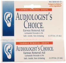 Audiologist&#39;s Choice Earwax Removal Drops 1/2oz. Bottle - £7.98 GBP