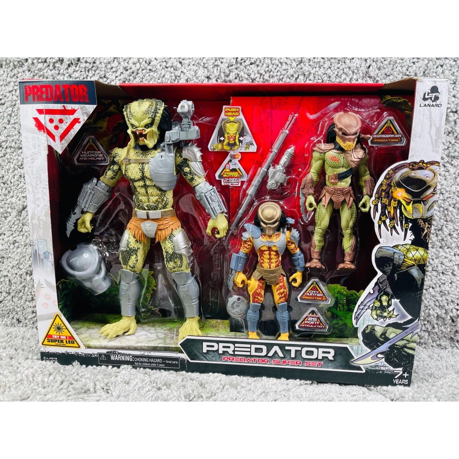 Predator Super Set Berserker Lanard Battle Action Figures New - $24.62