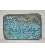 Edgeworth Blue Pipe Tobacco Tin Can Hinged Lid Richmond VA Vintage Empty d - £10.11 GBP