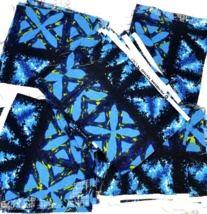 Vintage Barkcloth Fabric Quilt Squares Lot 62 Polynesian Textiles Hawaii... - £31.34 GBP