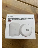 X-SENSE Smart Smoke &amp; Carbon Monoxide Listener, Voice Alerts &amp; Base Stat... - $48.51
