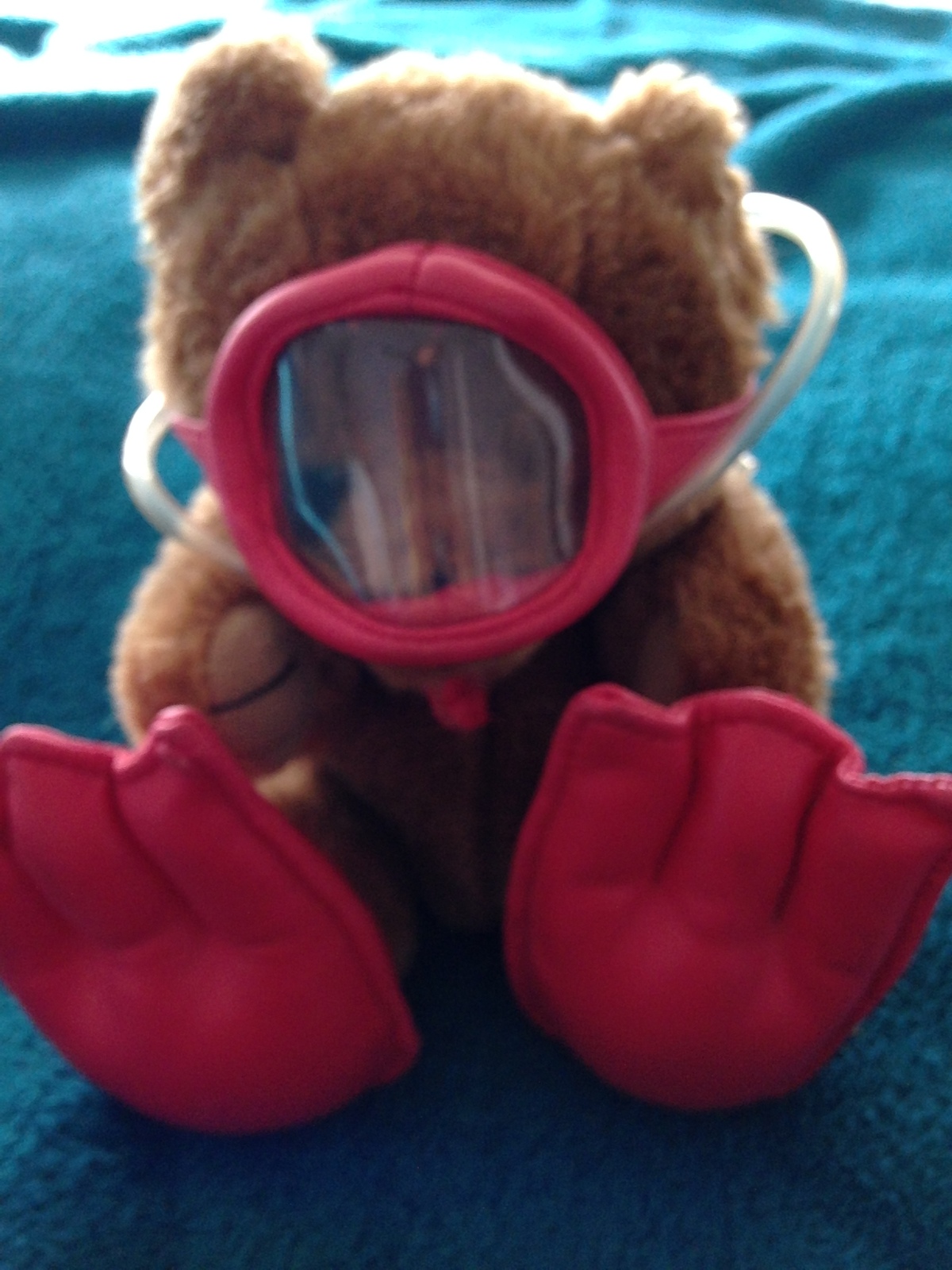 Primary image for scuba diver bear soft teddy bear stuffed animal 7"