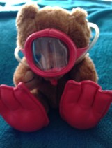 scuba diver bear soft teddy bear stuffed animal 7&quot; - £19.74 GBP