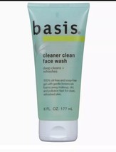 (1) Basis Cleaner Clean Face Wash Oil Free Soap Free Gel, 6oz - £29.79 GBP