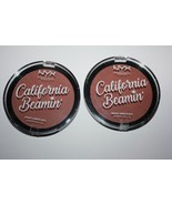 NYX California Beamin&#39; Face &amp; Body Bronzer CALIBB06 Beach Bum Lot Of 2 S... - £12.69 GBP