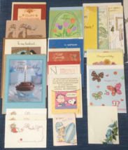 Vintage Unused Hallmark Greeting Card Mixed Lot of 20 w/ Envelope 937A - £19.23 GBP