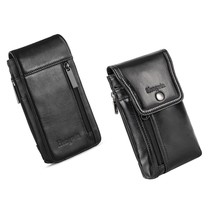 2 Pack Leather Cell Phone Belt Pouches Holsters with - £128.40 GBP
