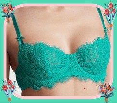 38DD Bright Aqua Wicked Dream Angels Uplift Push Up Wo Pad Victorias Secret Uw Bra - £31.44 GBP