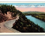 Jonas Bluff Lookout Mountain Chattanooga Tennessee TN UNP Linen Postcard... - $2.92