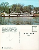 Ohio(OH) Marietta W.P. Snyder Jr. Steamboat Stern-Wheeler River Vintage Postcard - £7.36 GBP