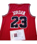 With Autograph - Michael Jordan #23 Signed Chicago Bulls Jersey - COA - £598.14 GBP