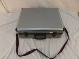 Aluminum Silver Photographer's Carrying Case Shoulder Strap Pad Seperato... - $72.93