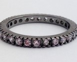 Lauren G Adams Stackable Eternity Ring, Size 5, R-2102-Black Ruthenium New - £22.35 GBP