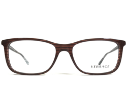 Versace Eyeglasses Frames MOD. 3197-A 5102 Brown Rectangular Full Rim 55-17-140 - £85.77 GBP
