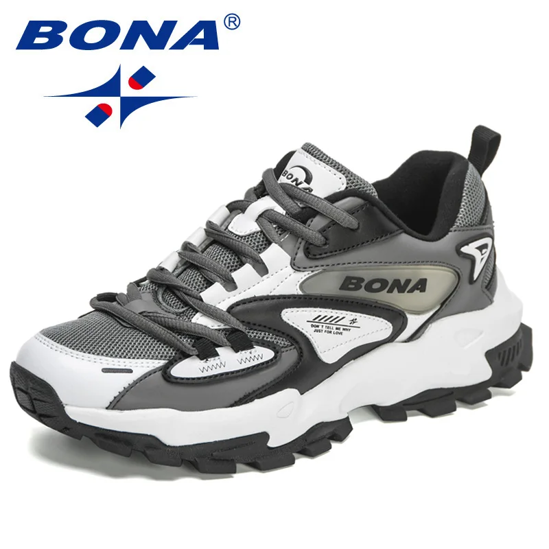 Best Sneakers BONA 2024 New Designers Running Shoes Men  Outdoor  Shoes Lightwei - £65.62 GBP