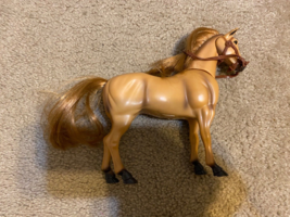 Vintage Blue Box Blue Ribbon Horse The Head Moves With Sounds light brown/tan - £8.92 GBP