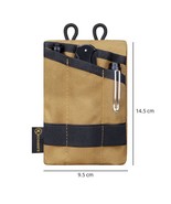 EDC Storage Bag Portable Outdoor Keys Card Wallet Hanging Triangle Waist... - £13.42 GBP