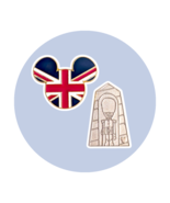Epcot Disney Pins: United Kingdom Royal Guard and UK Flag Mickey Icon  - €21,55 EUR