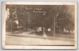 Garrettsville OH Ohio RPPC View Of North Street Real Photo 1912 Postcard F45 - £15.39 GBP