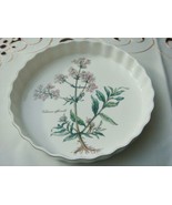 &quot;Villeroy &amp; Boch&quot; Vilbofour Botanica &quot;Valeriana&quot; quiche/tart bowl 9 1/2&quot;... - $1,388.03 MXN