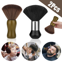 2 Pcs Neck Duster Brush For Salon Barber Hair Cutting Cosmetic Grooming Styling - £19.12 GBP
