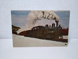 Railroad Postcard Western Maryland 6 Locomotive Steam Train Vindex Unused - £3.34 GBP
