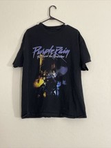 Prince And The Revolution Purple Rain T Shirt Adult XL Black - £10.09 GBP
