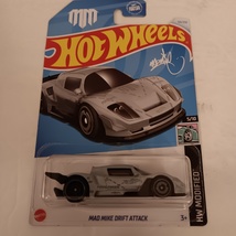 Hot Wheels 2024 #059 Primer Grey Mad Mike Drift Attack HW Modified Serie... - $9.99