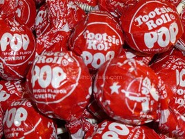 Tootsie Pops Cherry 60 pops Cherry Tootsie pop lollipop bulk candy sucker - £27.28 GBP