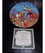 1994 Disney Aladdin &quot;Make Way For Prince Ali&quot; Collector Plate With Certi... - £24.70 GBP