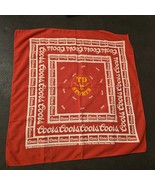 Vintage TD Sports Ogallala Nebraska Red Coors Beer Handkerchief Hanky Ba... - $462.38 MXN