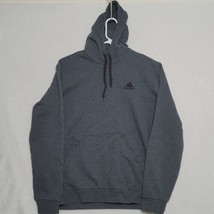 Adidas Pullover Hoodie Mens M Long Sleeve Hand Pockets Gray - £20.20 GBP