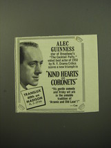 1950 Kind Hearts and Coronets Play Advertisement - Alec Guinness - £14.55 GBP