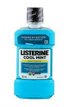 2 X 750m New LISTERINE Mouthwash Cool Mint Total Teeth Care Fresh Mouth - £35.52 GBP