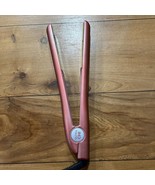 Ultra CHI 1&quot; Flat Iron Temp Control Hair Straightener Metallic Pink Ceramic - $15.99