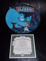 1993 Disney Aladdin &quot;A Friend Like Me&quot; Collector Plate With Certificate - £31.46 GBP